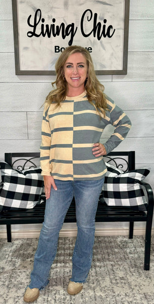 Stunning in Slate Sweater