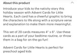 Advent Cards for Little Hearts