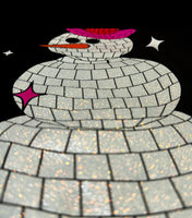 Disco Glitter Snowman