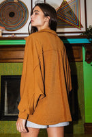 Cason Collared Oversized Top
