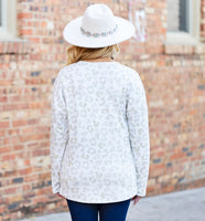 Snow White Leopard Top