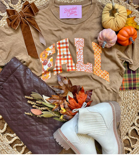 Fall Patchwork Tee