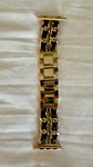 Black/Gold Adjustable Watch Band