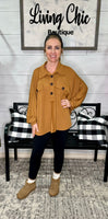 Cason Collared Oversized Top